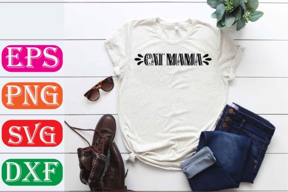 Cat Svg Design. Cat Mama
