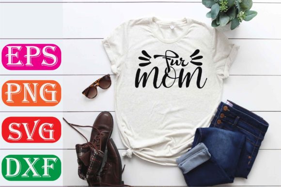 Cat Svg Design. Fur Mom