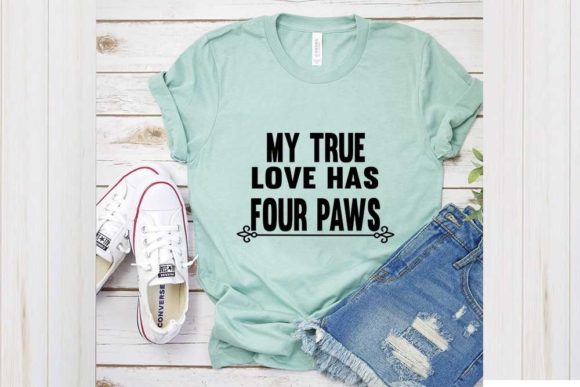 Cat Svg Design, My True Love Has Four