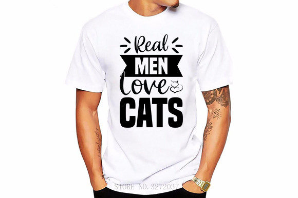 Cat Svg Design, Real Men Love Cats