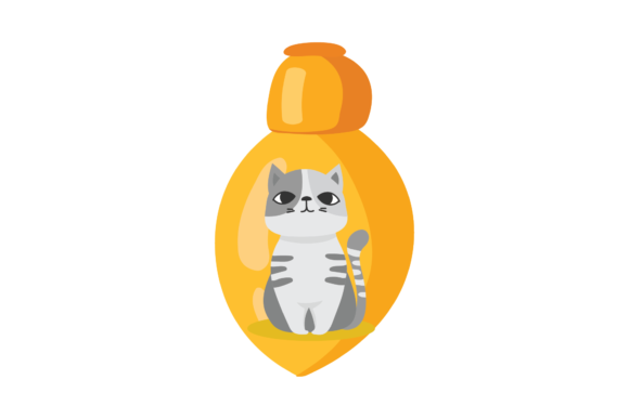 Christmas Lamp Ball Animal Cat Svg